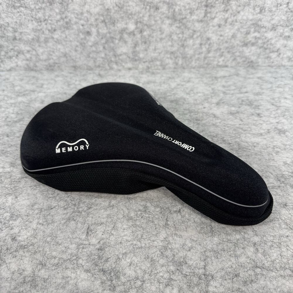 BELL Comfort Channel 700 Memory Foam Base Bicycle Seat Cover Black